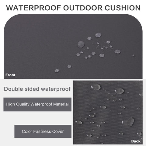 Waterproof fade-resistant fabric on YIJIAN HOME cushion protects against elements