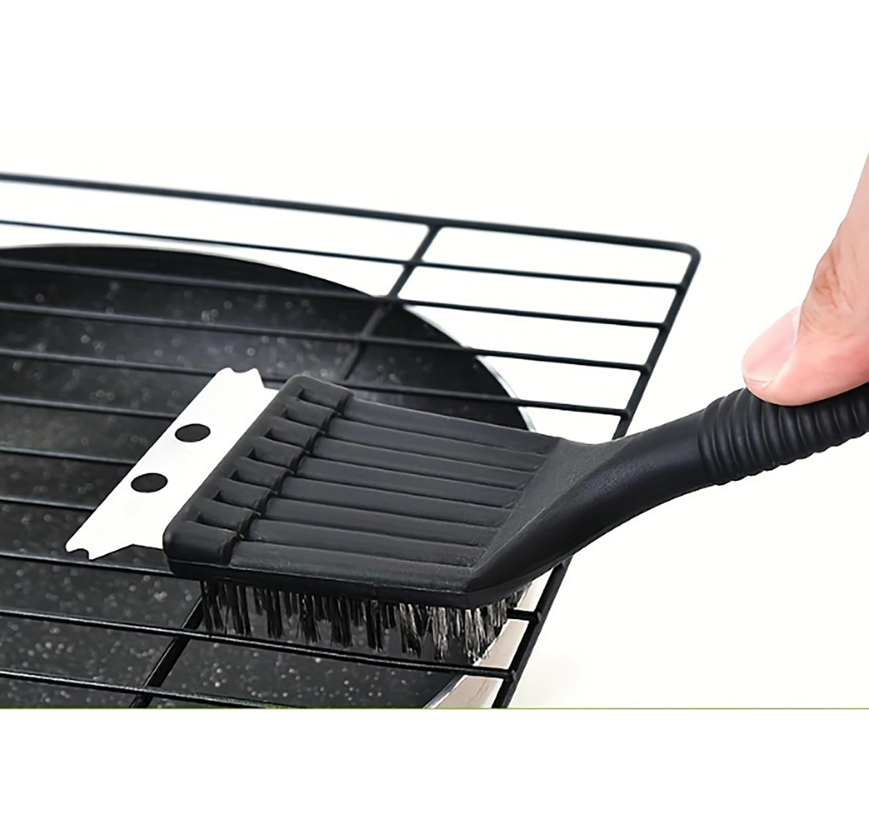 YIKANGHENG barbecue brush stainless steel bristles tackle grime on grills