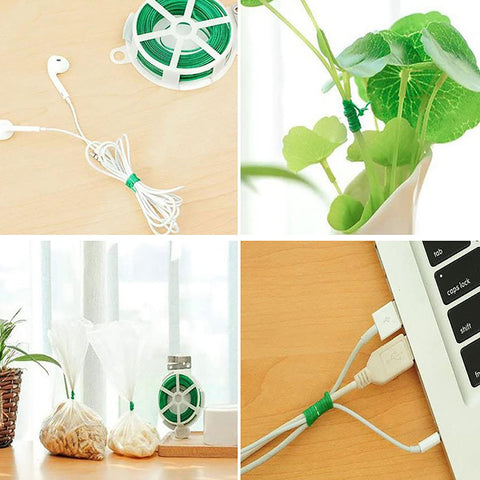 YIKANGHENG cutter-integrated garden wire enables fast binding for fruits and vegetables.