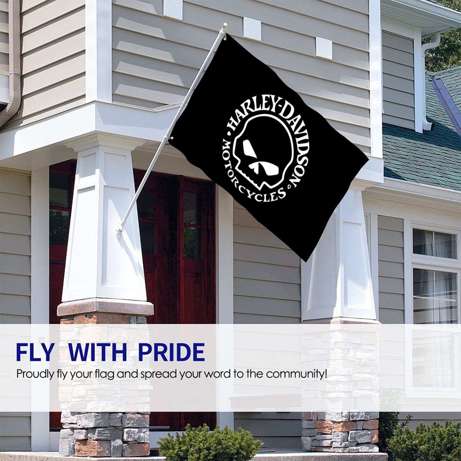 YIKUDU SARAH SCOTT flag is machine washable for simple care.