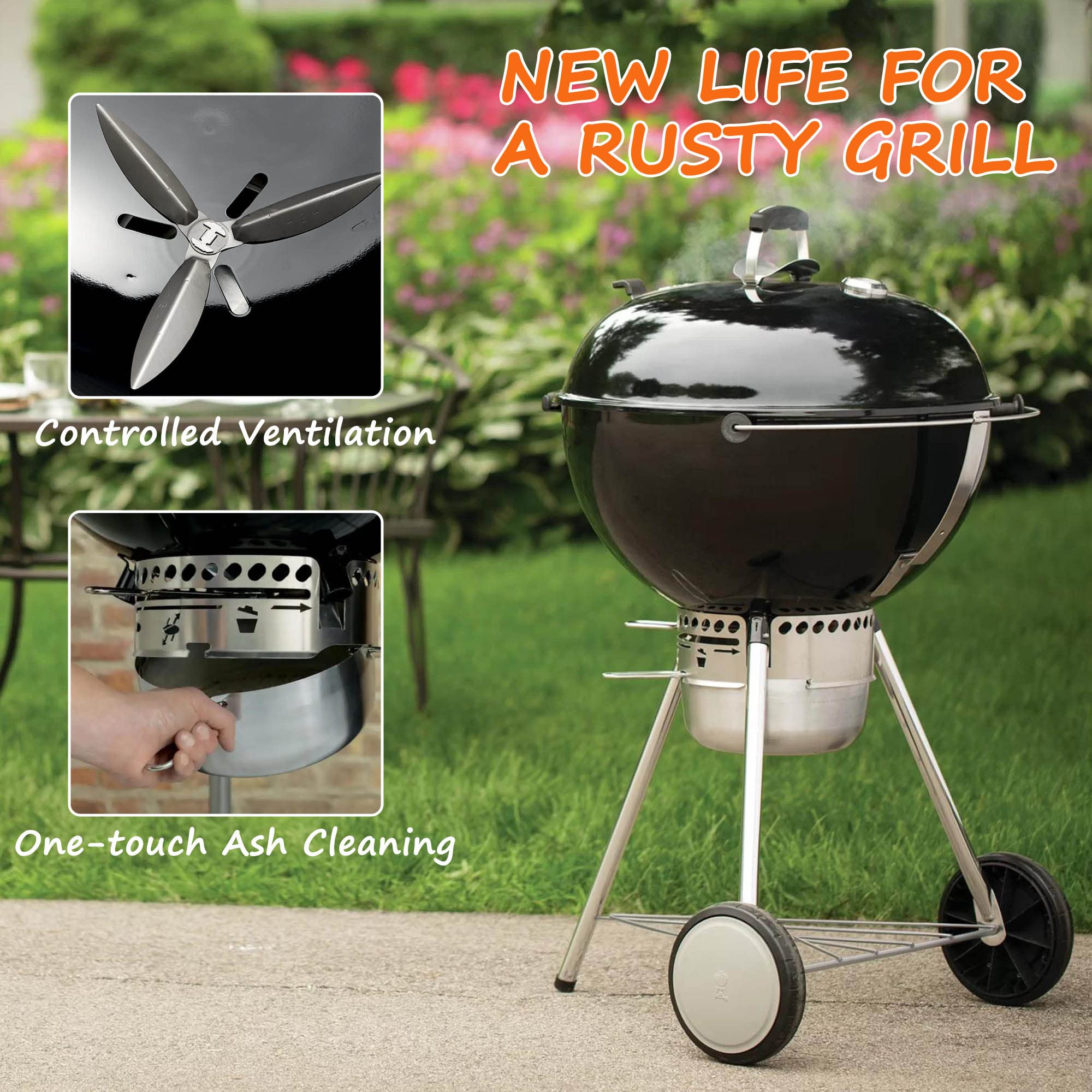 Yilador enhanced grill longevity through easier maintenance