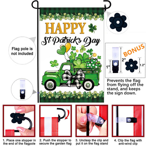 Yileqi Home Sweet Home flag welcomes guests in garden decor