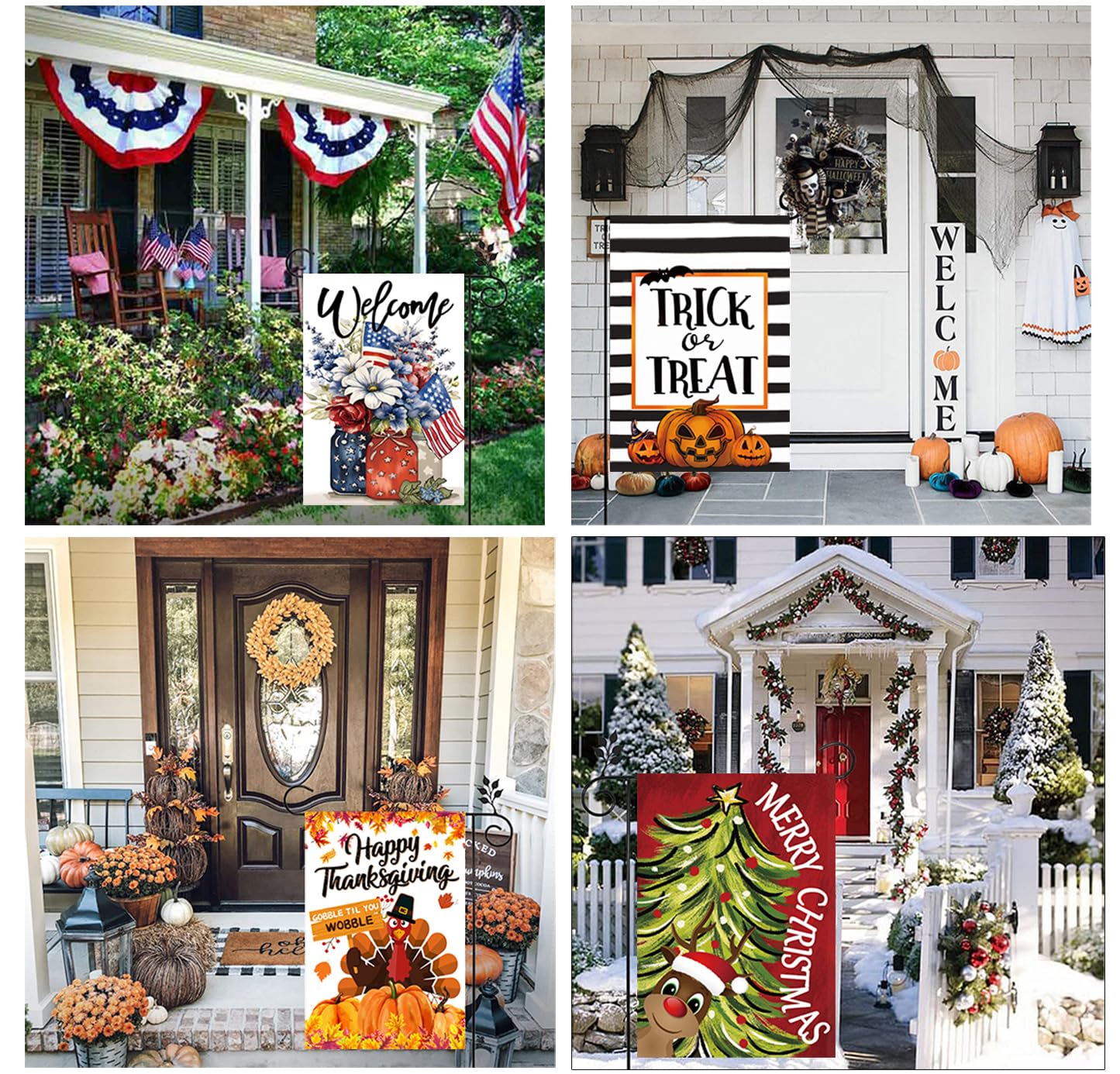 Yileqi outdoor yard flag decor ideal for patios and entryways
