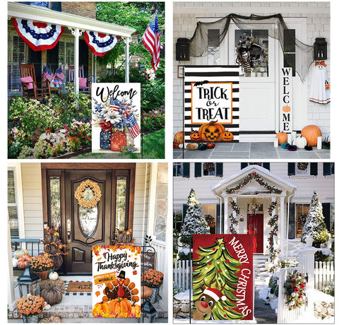Yileqi outdoor yard flag decor ideal for patios and entryways