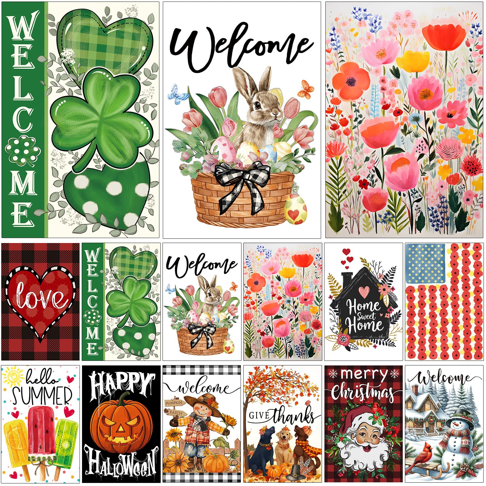 Yileqi Hello Summer flag boosts curb appeal with bright colors