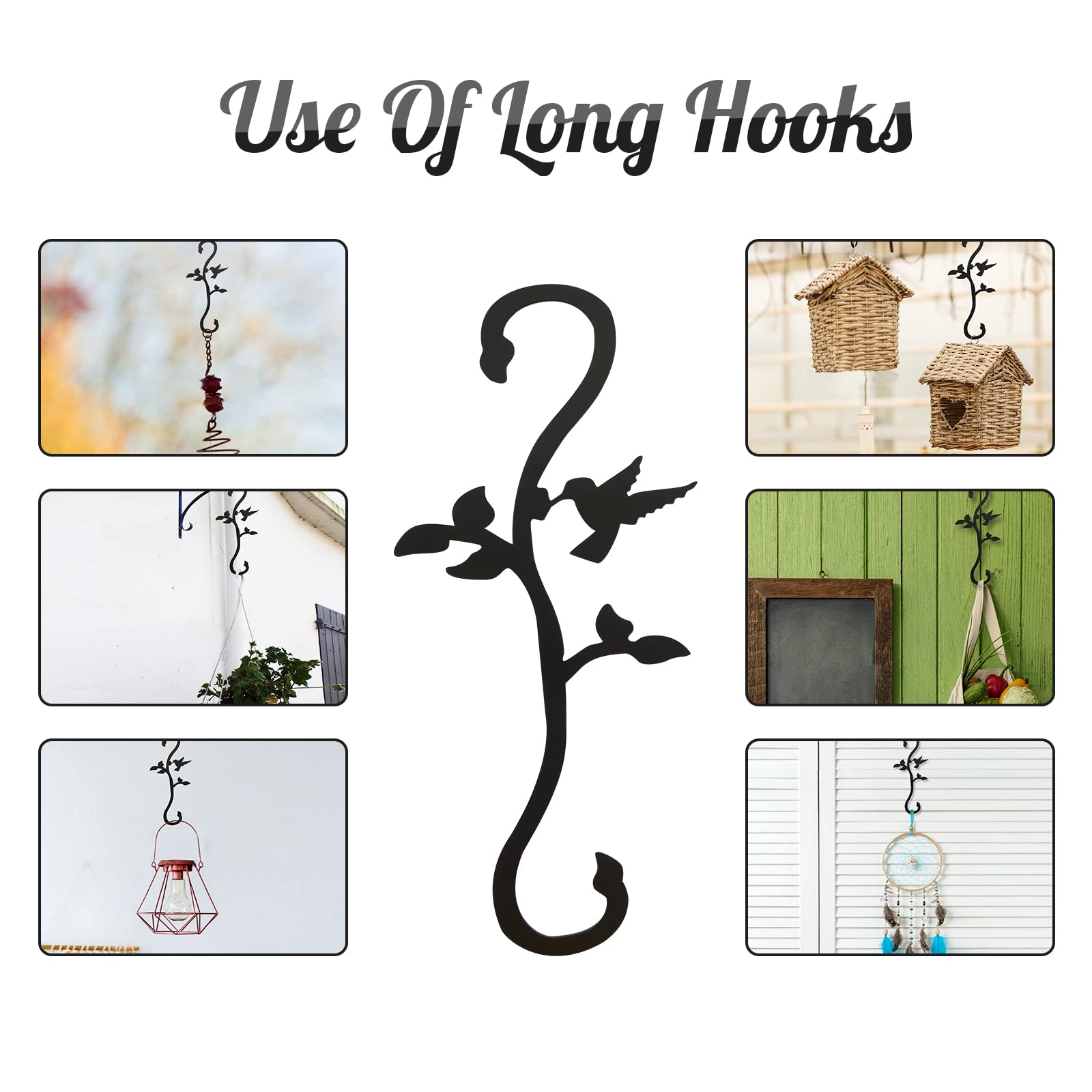 YILONGDA hand-painted hook adds color and charm to home decor while staying functional.