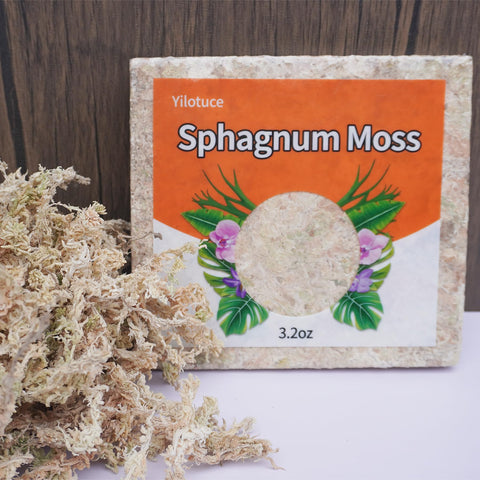 Yilotuce moss puffed to 3.5 quarts, great for orchid layering