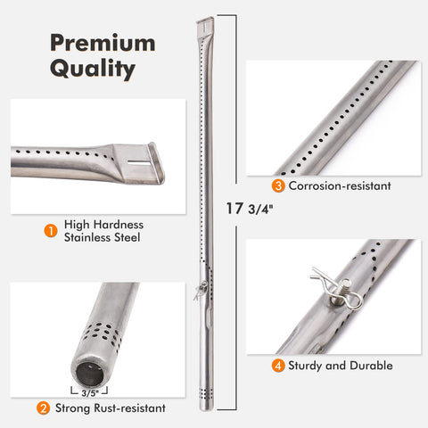 Yiming burner kit for Char-Broil Performance 2 Burner fits precisely and lasts.