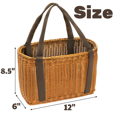 YIMITEE basket detailed weave close-up shows sturdy construction for daily use