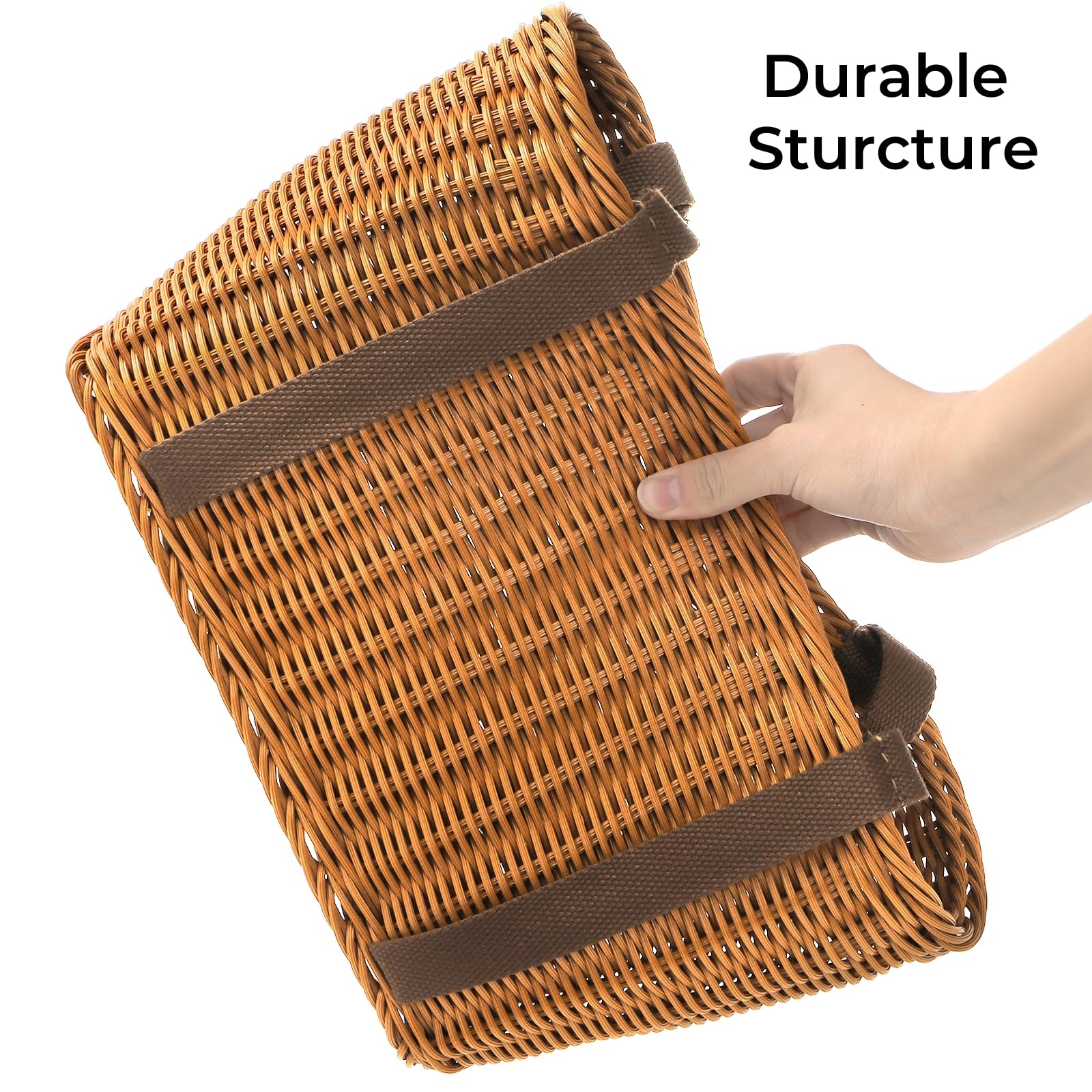 YIMITEE basket filled with fruit illustrates versatile kitchen storage