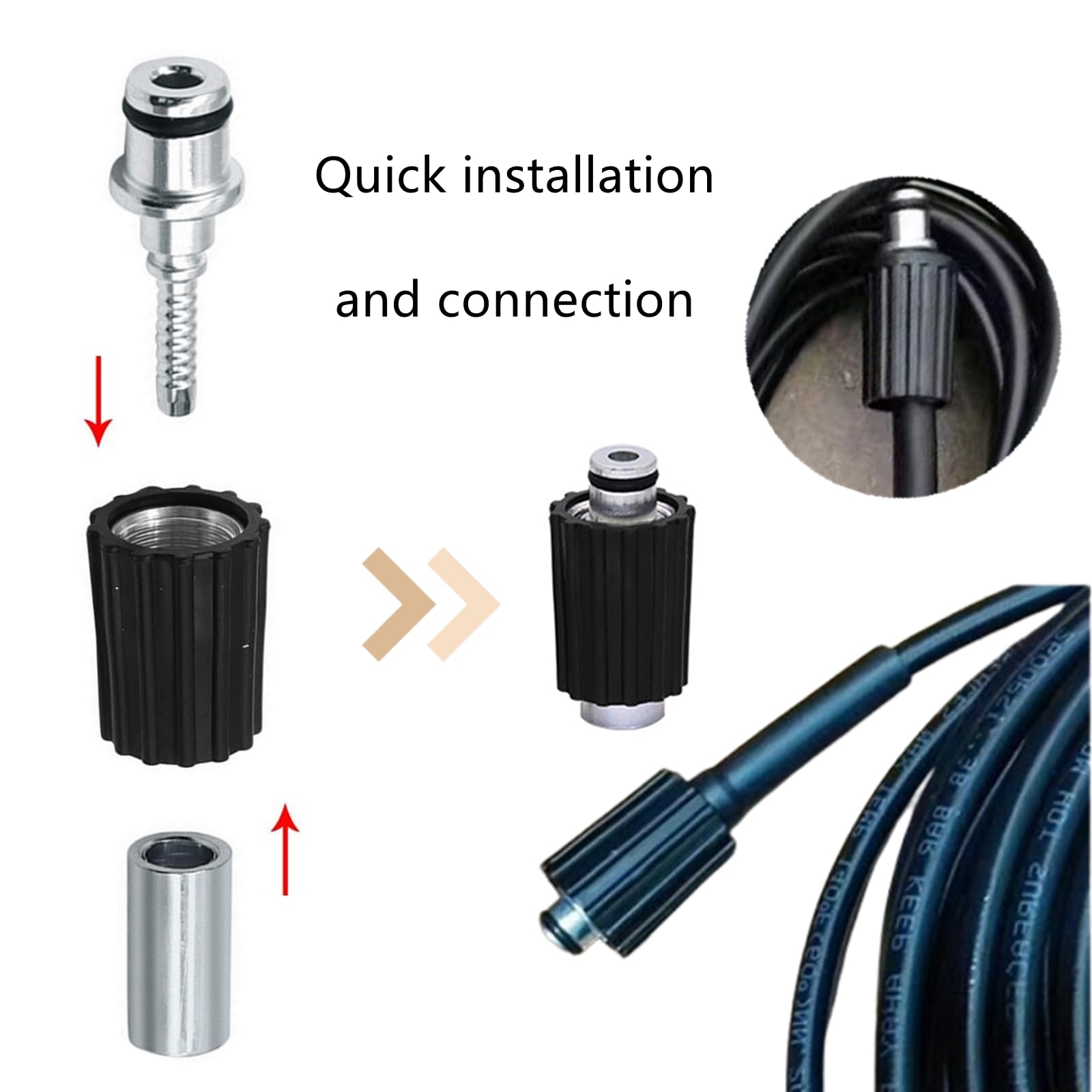 Yimluofa pressure washer hose 3000psi rating thumbnail indicates strong performance potential.