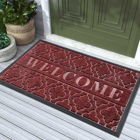Yimobra all-weather mat withstands sun, rain, and snow for year-round use