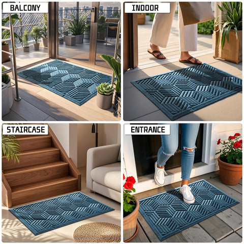 Yimobra mat easy-clean backing accepts vacuuming and washing for everyday use