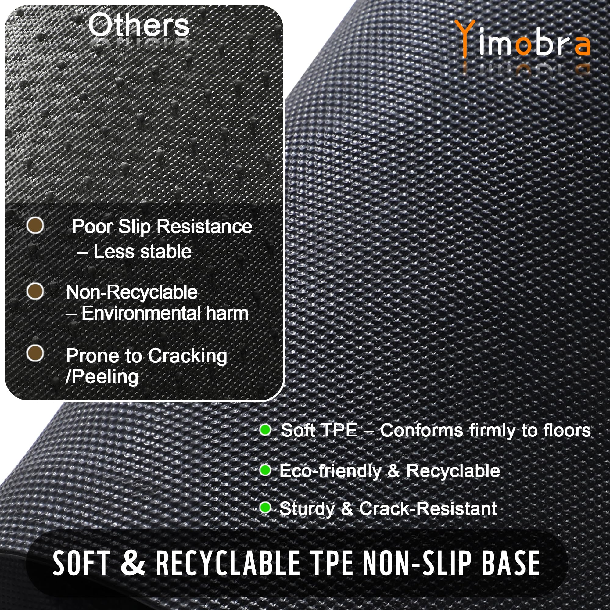 Yimobra heavy-duty polyester surface dries fast, staying vibrant with regular use.