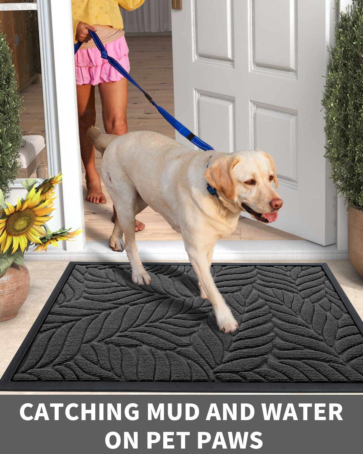 Yimobra mat is easy to clean and rinse to refresh the look.