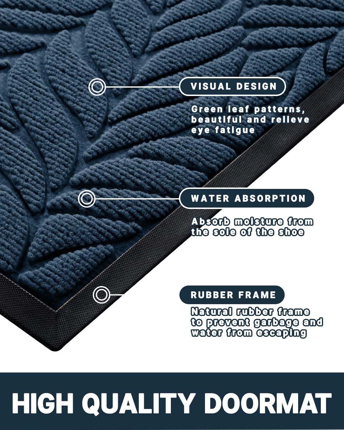 Yimobra mat easy to clean with broom or pressure washer for daily freshness.