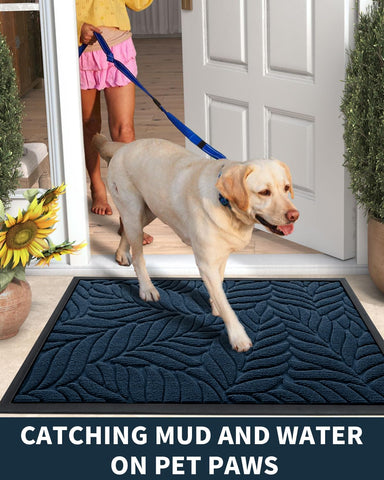 Yimobra door mat suits indoor and outdoor entrances, lobbies, and garages.