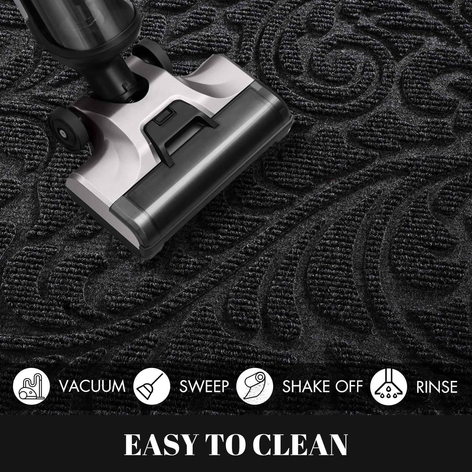 Yimobra heavy-duty doormat protects floors and welcomes guests at busy entrances.