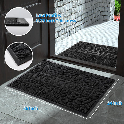 Yimobra indoor-outdoor mat adds versatile style and practicality.