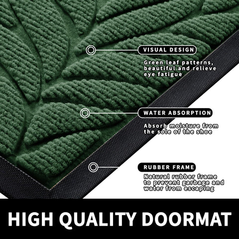 Yimobra all-season mat suits indoor and outdoor spaces like entryways and garages.