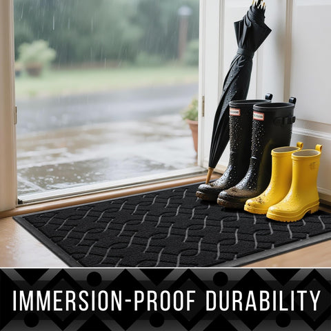 Yimobra large door mat is easy to clean and maintain.