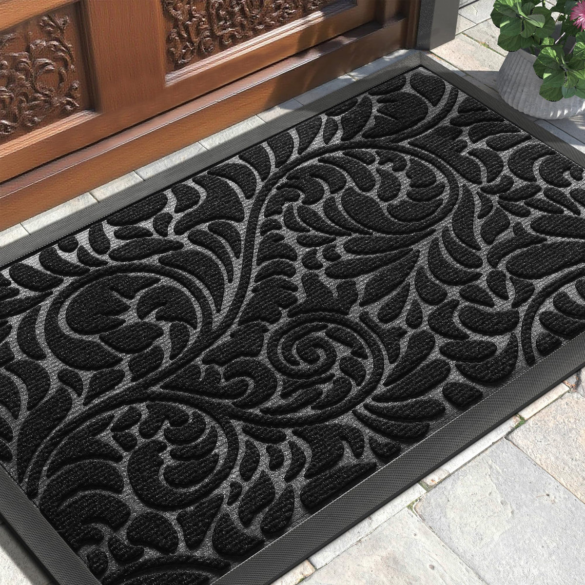 Yimobra large door mat outside 36x24 traps dirt and moisture at entry