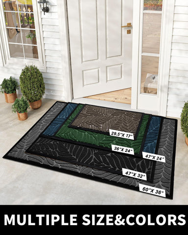 Yimobra front door mat with non-slip backing securely grips floors and prevents slips