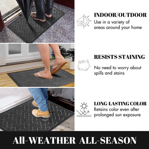 Yimobra non-slip rubber backing prevents slips and stays in place.