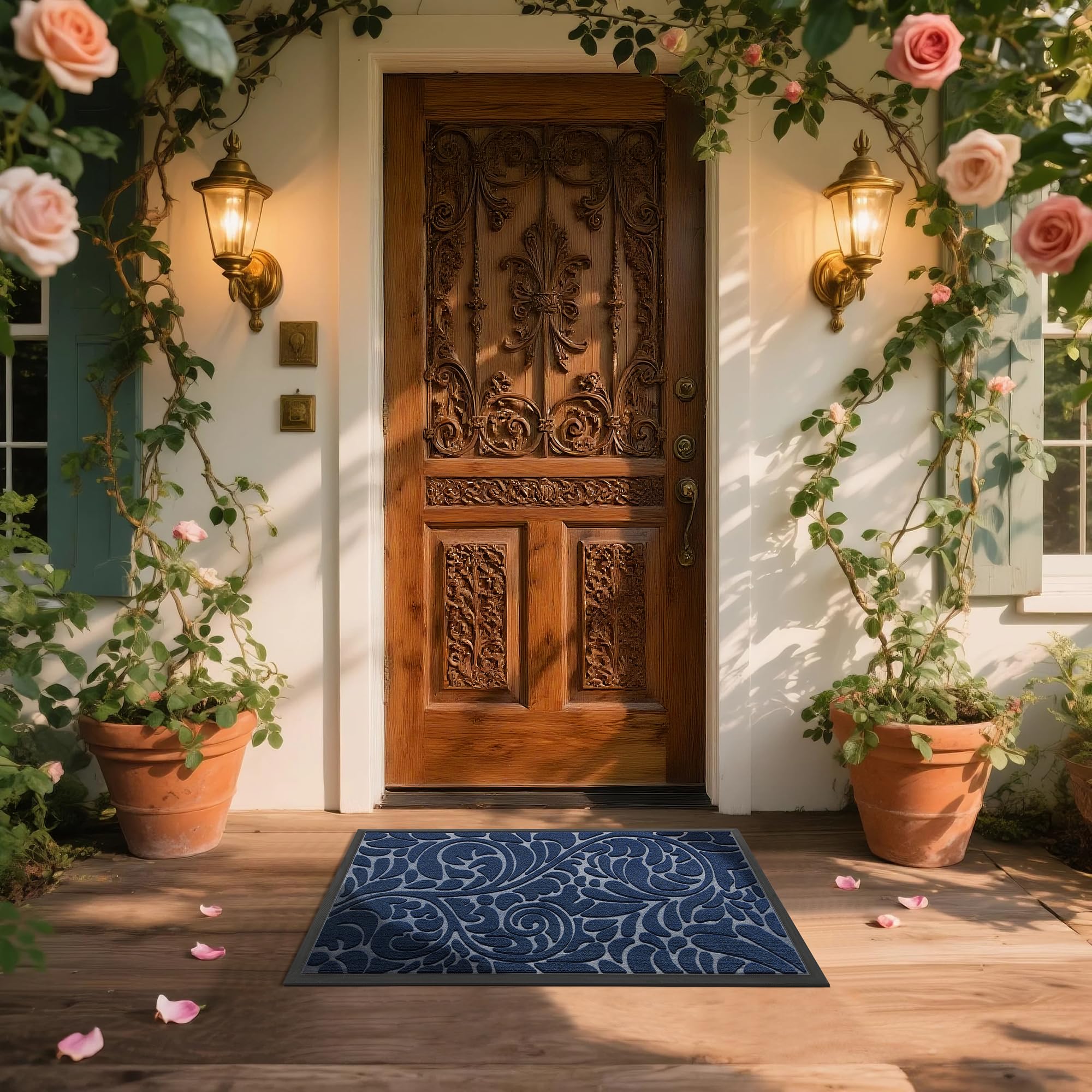 Yimobra non-slip rubber backing prevents slipping and floor damage