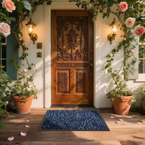 Yimobra non-slip rubber backing prevents slipping and floor damage