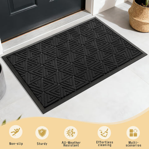 Yimobra entry mat for garages and patios stands up to heavy use.