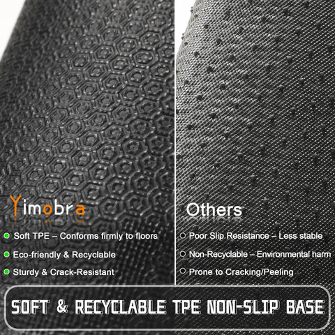 Yimobra front door mat is weather-resistant for indoor and outdoor use.