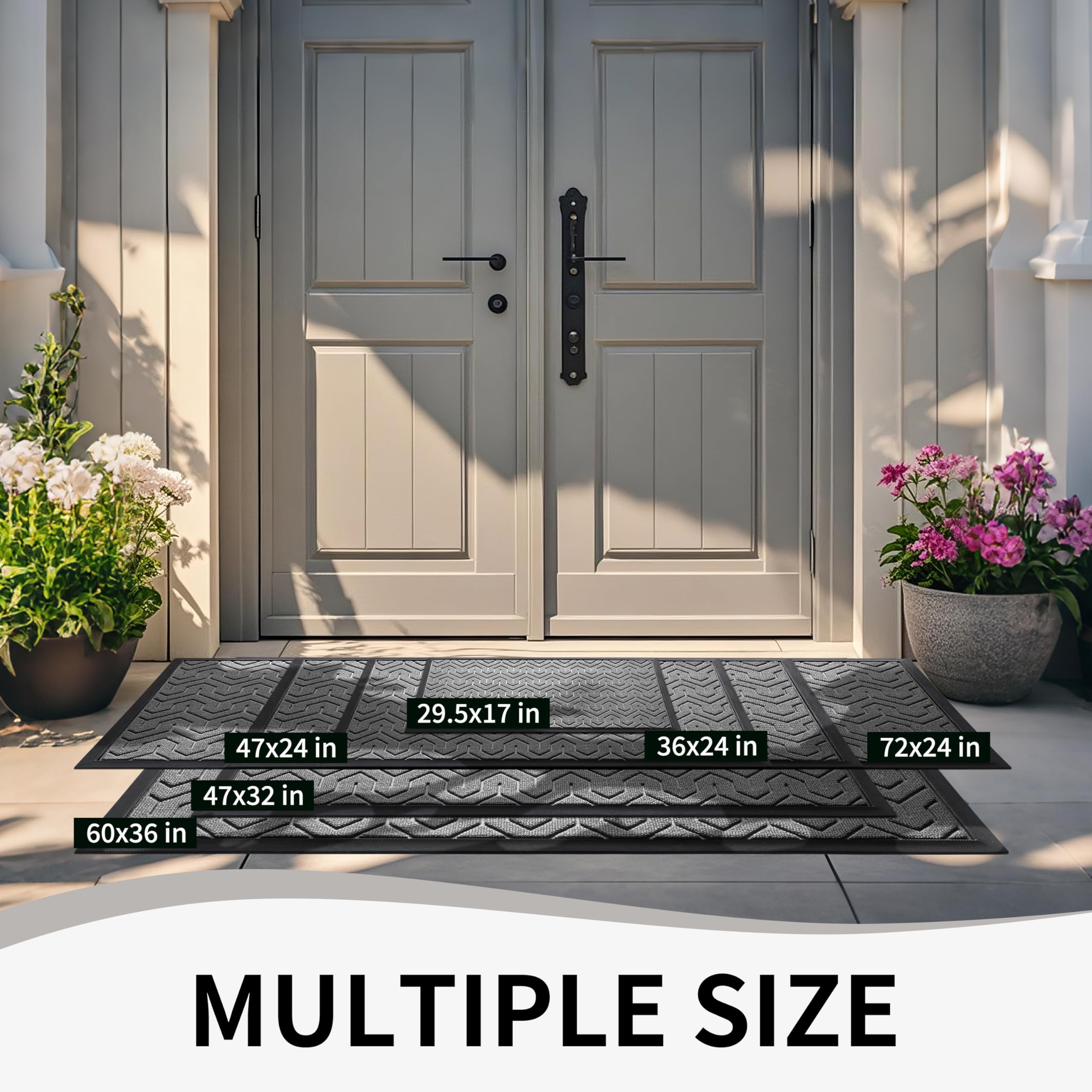 Yimobra weatherproof mat stays durable in sun and rain.