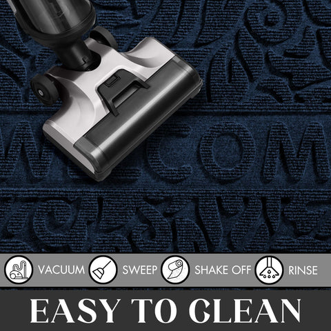 Yimobra Welcome Mat easy to clean with hose or vacuum