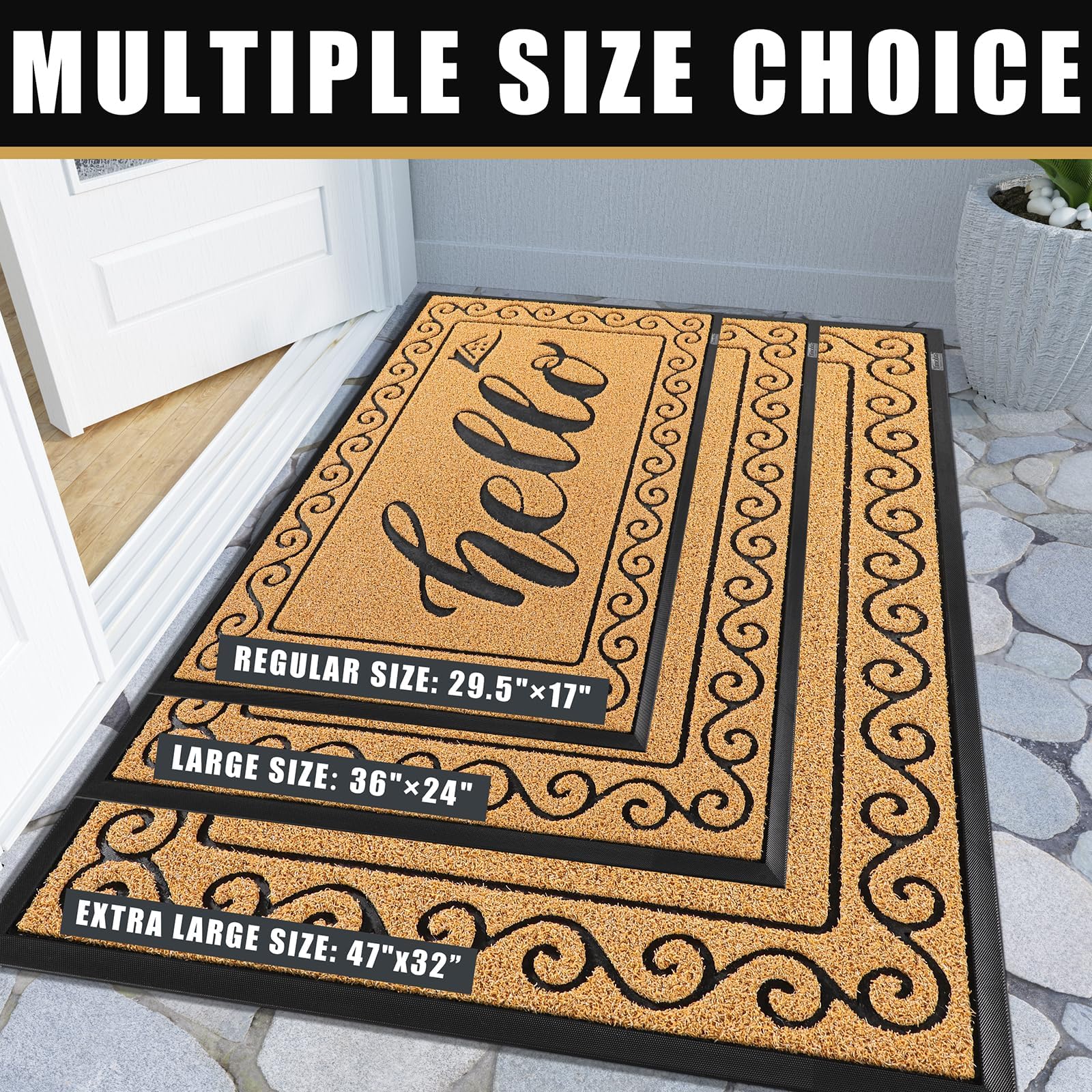 Yimobra easy-clean mat can be vacuumed or washed for quick maintenance