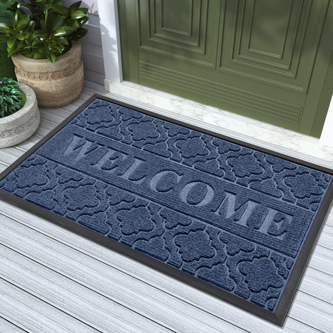 Yimobra Welcome Mat low-profile design fits under doors