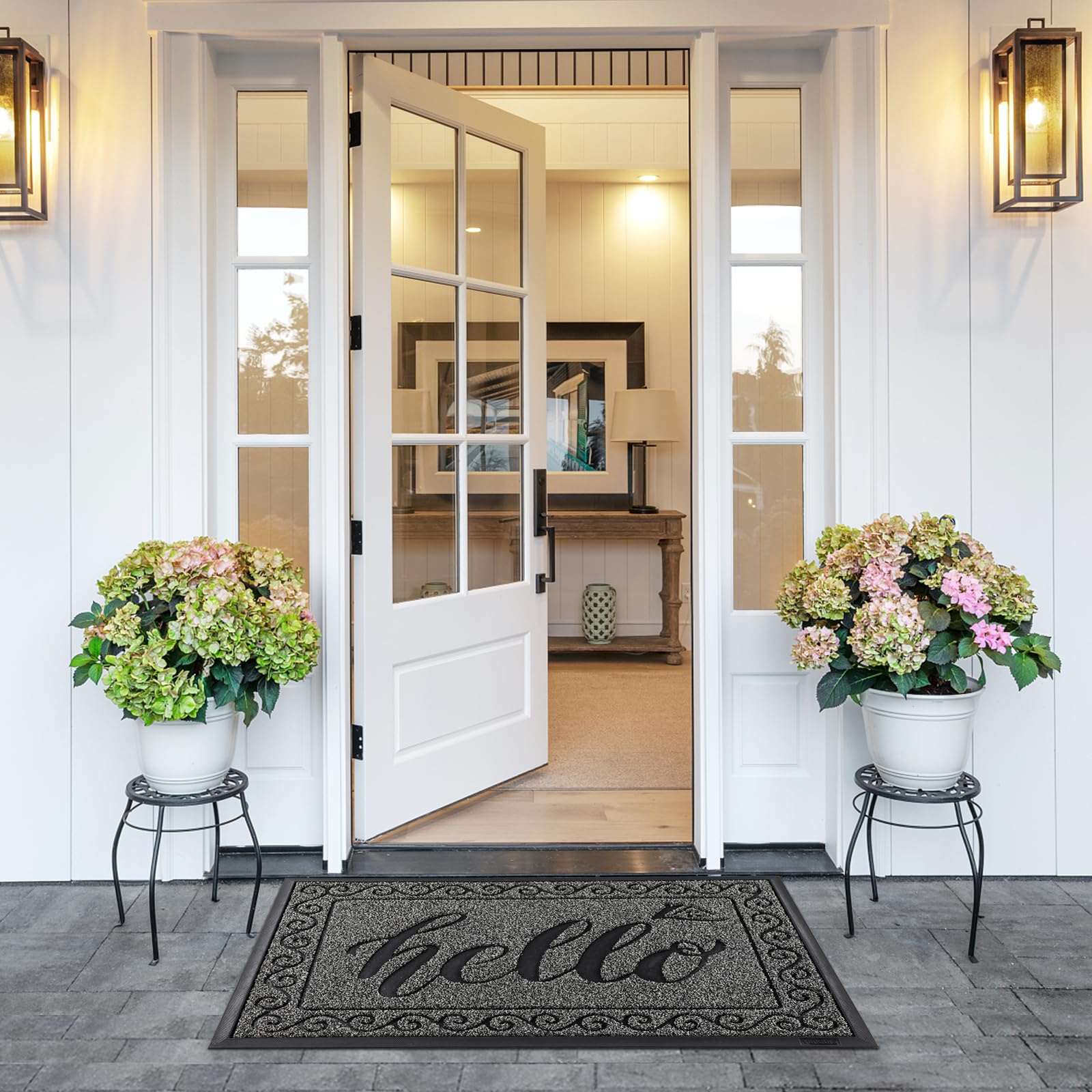Yimobra sturdy-and-versatile mat works at entry, patio, or garage.