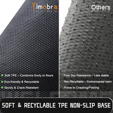 Yimobra Welcome Mat sturdy-versatile fits entrances, patios, garages, and other busy spaces.
