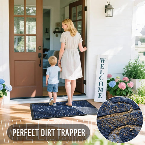 Yimobra Welcome Mat weather resistant in sun, rain, and snow