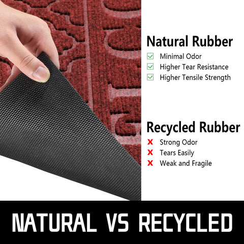 Yimobra door mat for indoor or outdoor use protects floors and reduces debris