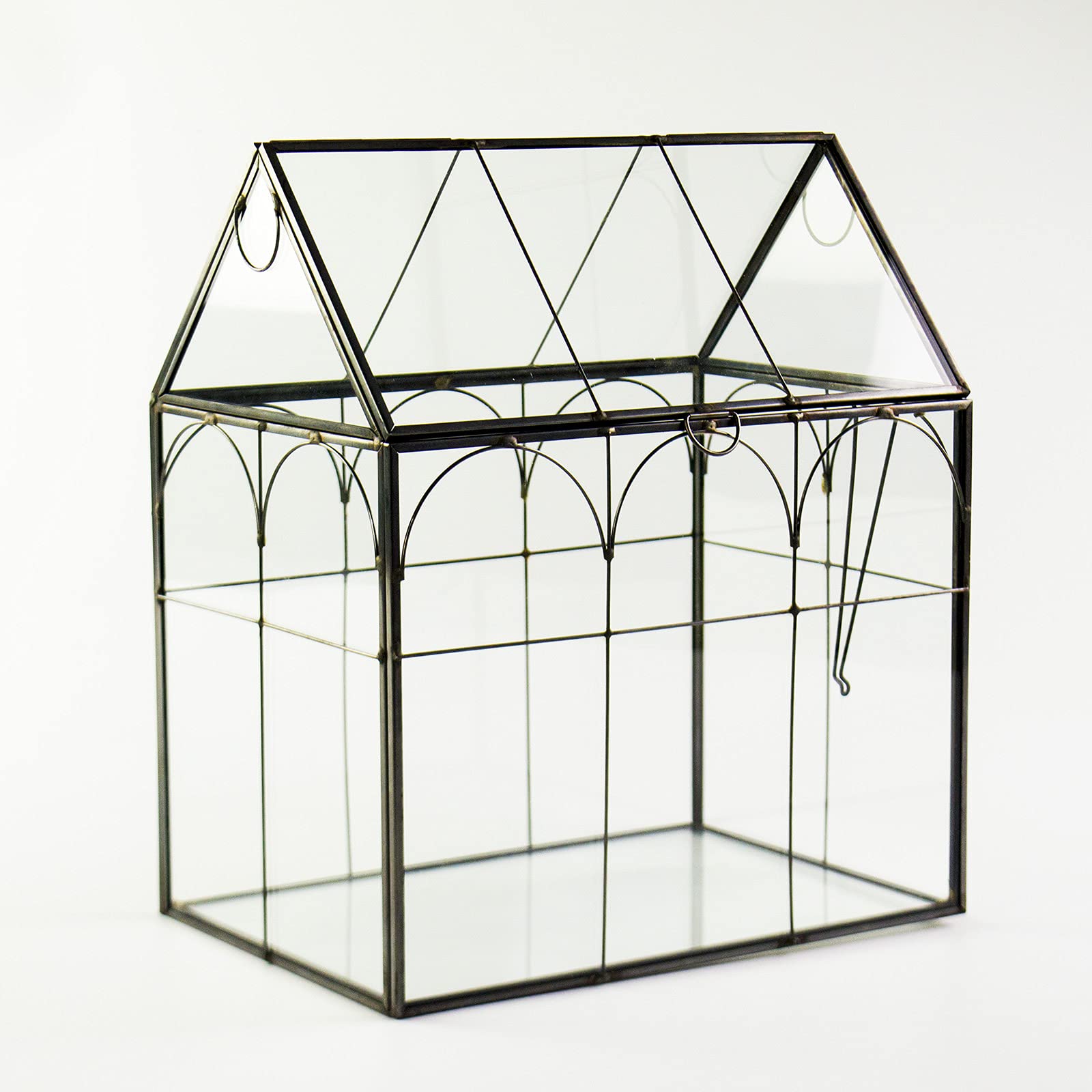 Yimorence bottom not waterproof terrarium helps manage drainage and roots