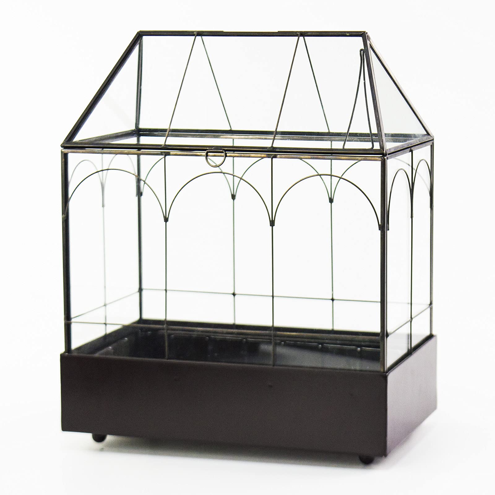 YIMORENCE V eye-catching garden window terrarium enhances home decor