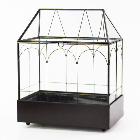 YIMORENCE V eye-catching garden window terrarium enhances home decor