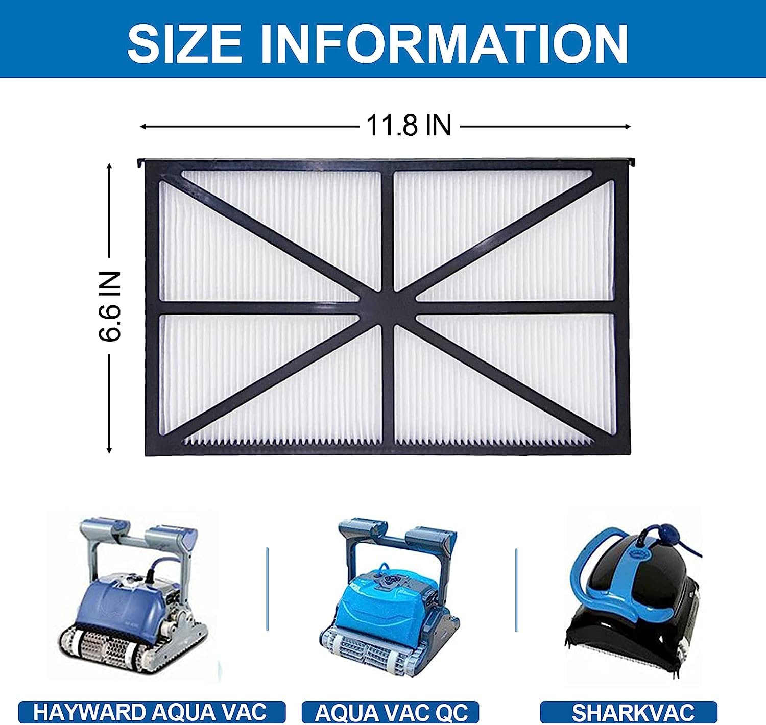 Yinage ABS frame cartridge delivers durable support for frequent, rough pool cleaning.