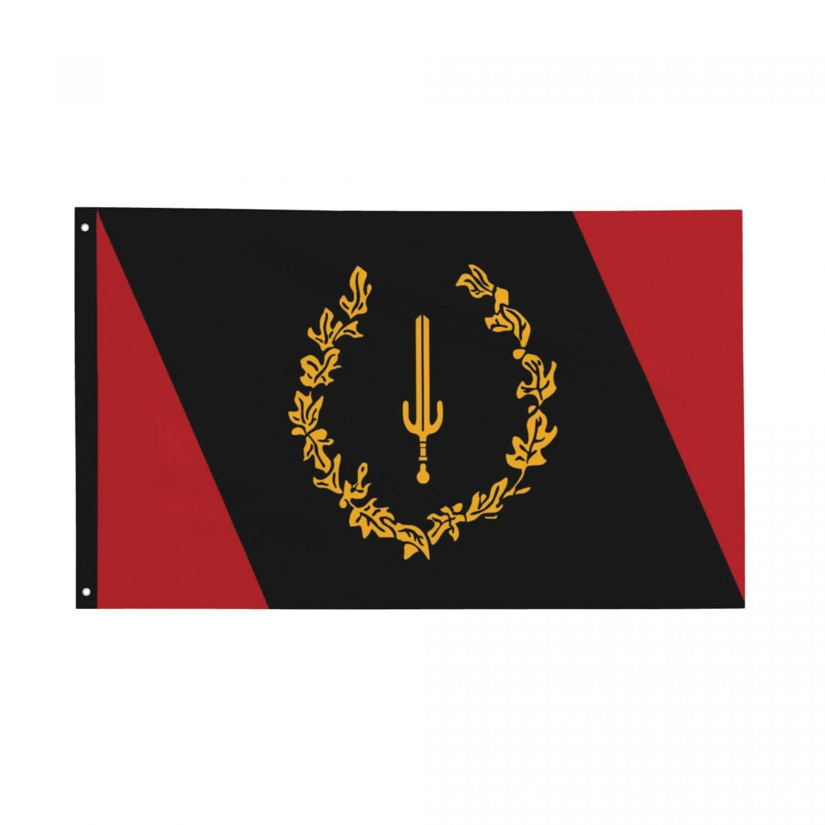 YINGFAN Black American Heritage Flag on a flagpole outdoors with vivid color.