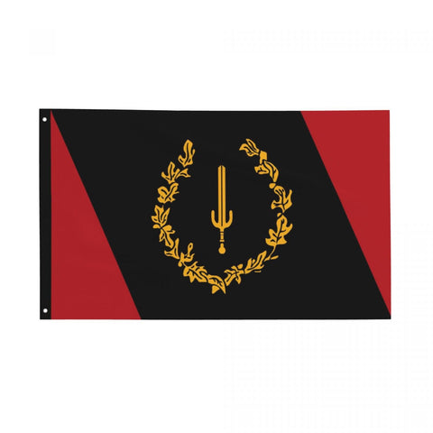 YINGFAN Black American Heritage Flag on a flagpole outdoors with vivid color.