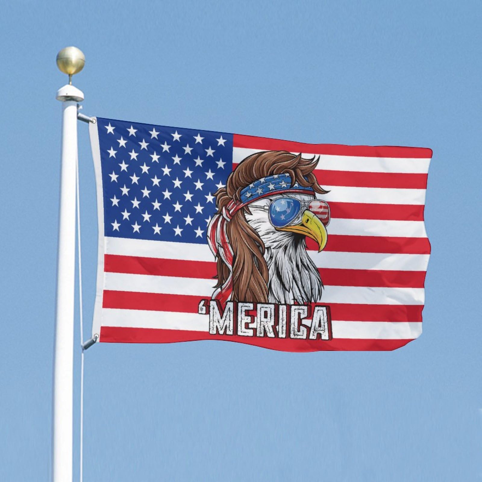 YINGFAN Patriotic banner suited for clubs, tailgates, and parties.