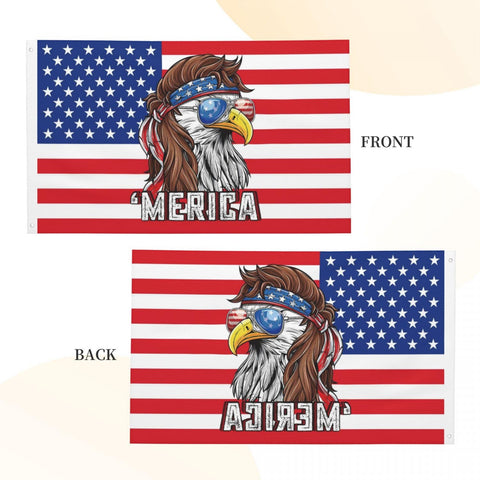YINGFAN UV-resistant 3x5ft flag for long-lasting vivid display outdoors.