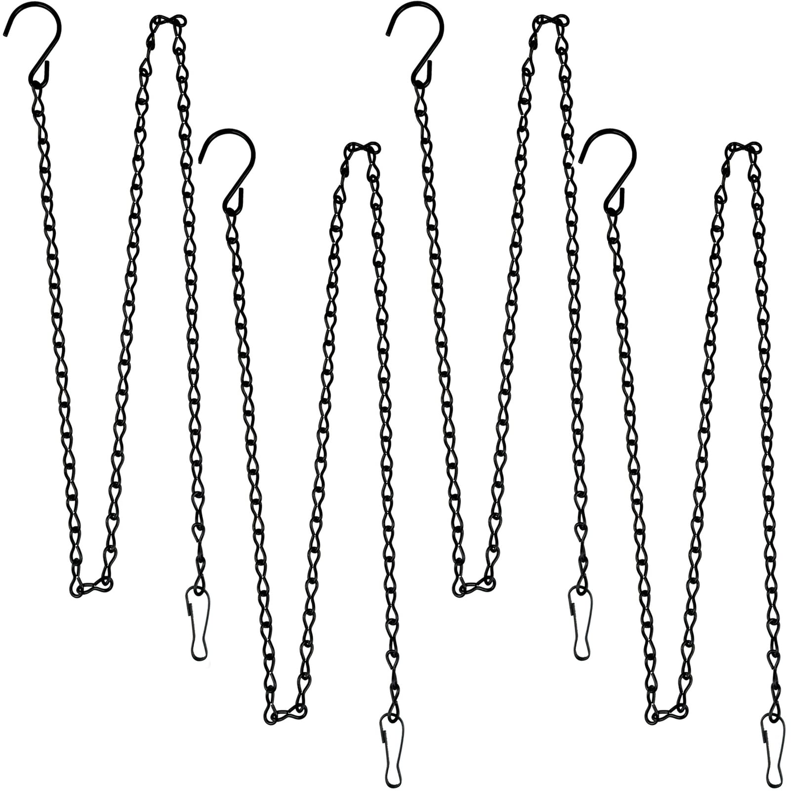 YINGFENG 4-pack 35-inch hanging chains for outdoor mounting with strong weight support.