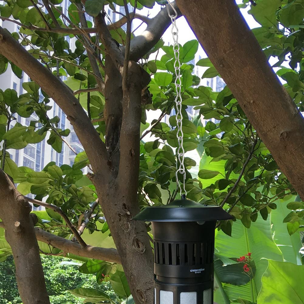 YINGFENG 9.5-inch chain with hook and clip for quick height adjustment.